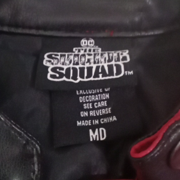 DC Comics Suicide Squad Harley Quinn Live fast Die Clown woman's Jacket Cosplay - Picture 4 of 4